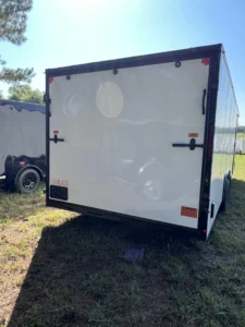 CY713 Cynergy 8.5x24 Enclosed Car Hauler 10K White Blackout - Image 4