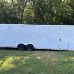 CY714 Cynergy 8.5x28 Enclosed Car Hauler 10K White