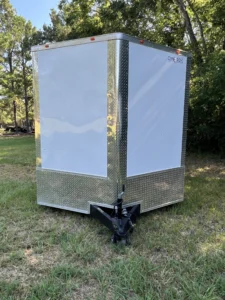 CY714 Cynergy 8.5x28 Enclosed Car Hauler 10K White - Image 2