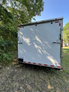 CY714 Cynergy 8.5x28 Enclosed Car Hauler 10K White - Image 3