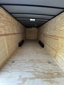 CY714 Cynergy 8.5x28 Enclosed Car Hauler 10K White - Image 5