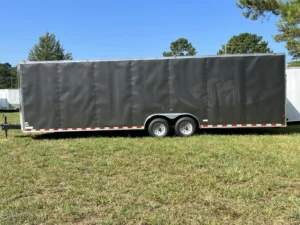 CY715 Cynergy 8.5x28 Enclosed Car Hauler 10K Charcoal Gray