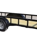 CA119 Caliber 6x14 Utility Trailer HD TA W/Dovetail