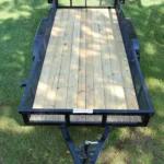 CA118 Caliber 6x14 Utility Trailer HD TA W/ Mesh Sides