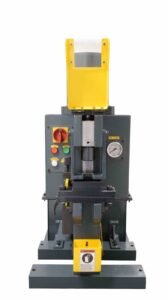 Dake Model DIQW-25 220V Single Phase 25-Ton Single-Cylinder Benchtop Foot-Operated Ironworker 971000