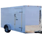 CY211 Cynergy 7x12 Enclosed Trailer SA White