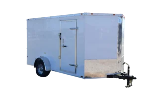 CY211 Cynergy 7x12 Enclosed Trailer SA White