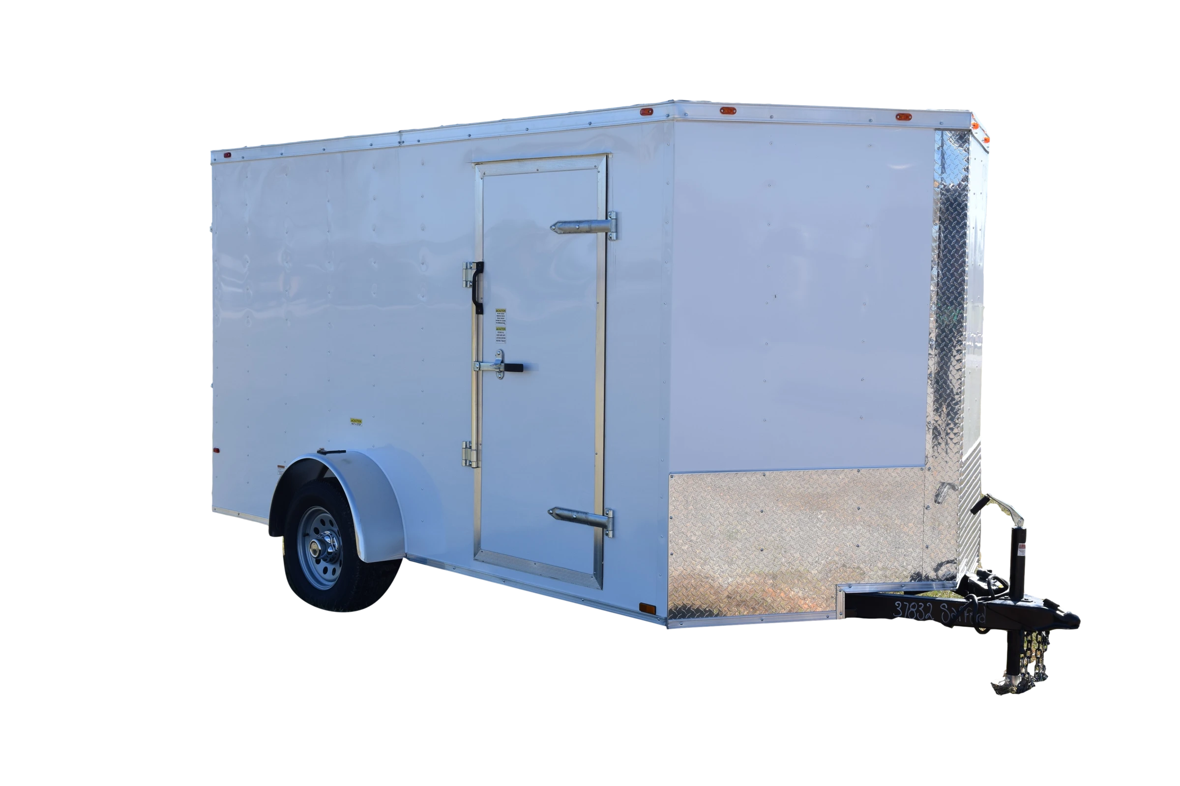 DSC_0619_clipped_rev_1 CY211 Cynergy 7x12 Enclosed Trailer SA White - Image 1