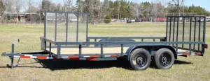 CA136 Cailber 7x16 Utility Trailer HD W/ Side Gate