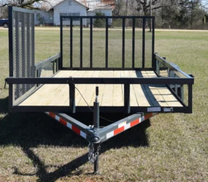 CA136 Cailber 7x16 Utility Trailer HD W/ Side Gate - Image 2