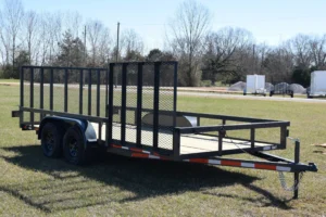 CA136 Cailber 7x16 Utility Trailer HD W/ Side Gate - Image 3