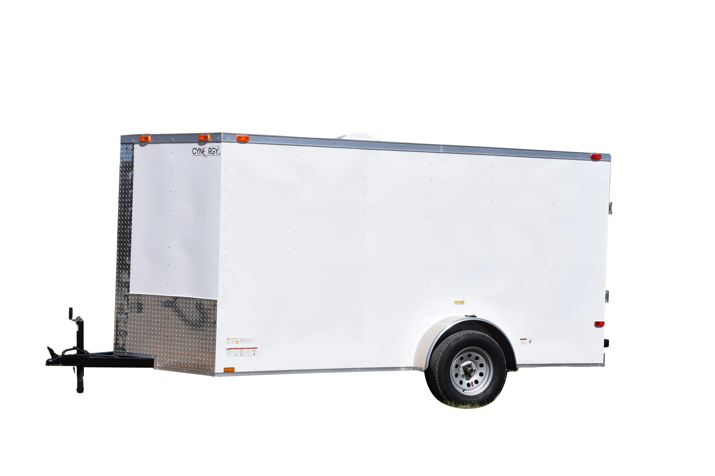 DSC_0647_clipped_rev_1 CY208 Cynergy 6x12 Enclosed Trailer SA Basic White - Image 1