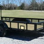 CA152 Caliber 6.5x14 Utility Trailer HD TA W/ 1' Mesh Sides
