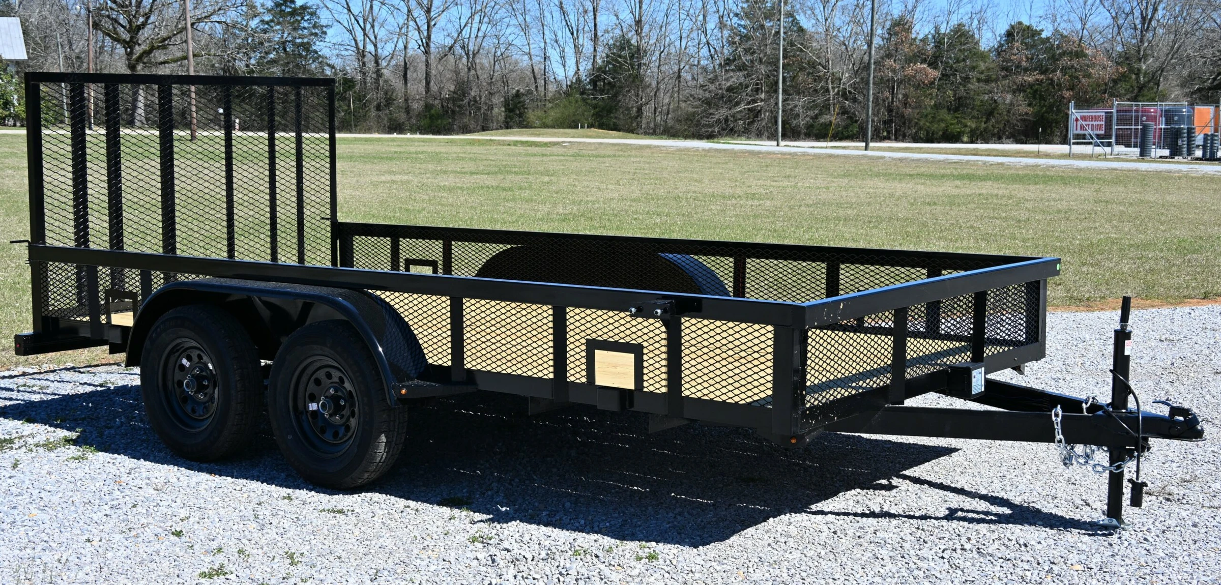 DSC_6269-1-scaled-1 CA152 Caliber 6.5x14 Utility Trailer HD TA W/ 1' Mesh Sides - Image 1