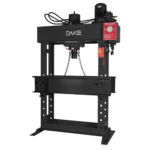 Dake EM-100 H-Frame 220V Three Phase 100Ton Electric & Manual Heavy-Duty Hydraulic Shop Press 970105 - Image 2