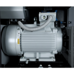 Elgi EN05-125-60T-G2 7.5 HP 208/230/460 Volt Three Phase Rotary Screw Air Compressor Compressor 60 Gallon Horizontal Tank Mount with Dryer- 125 psi