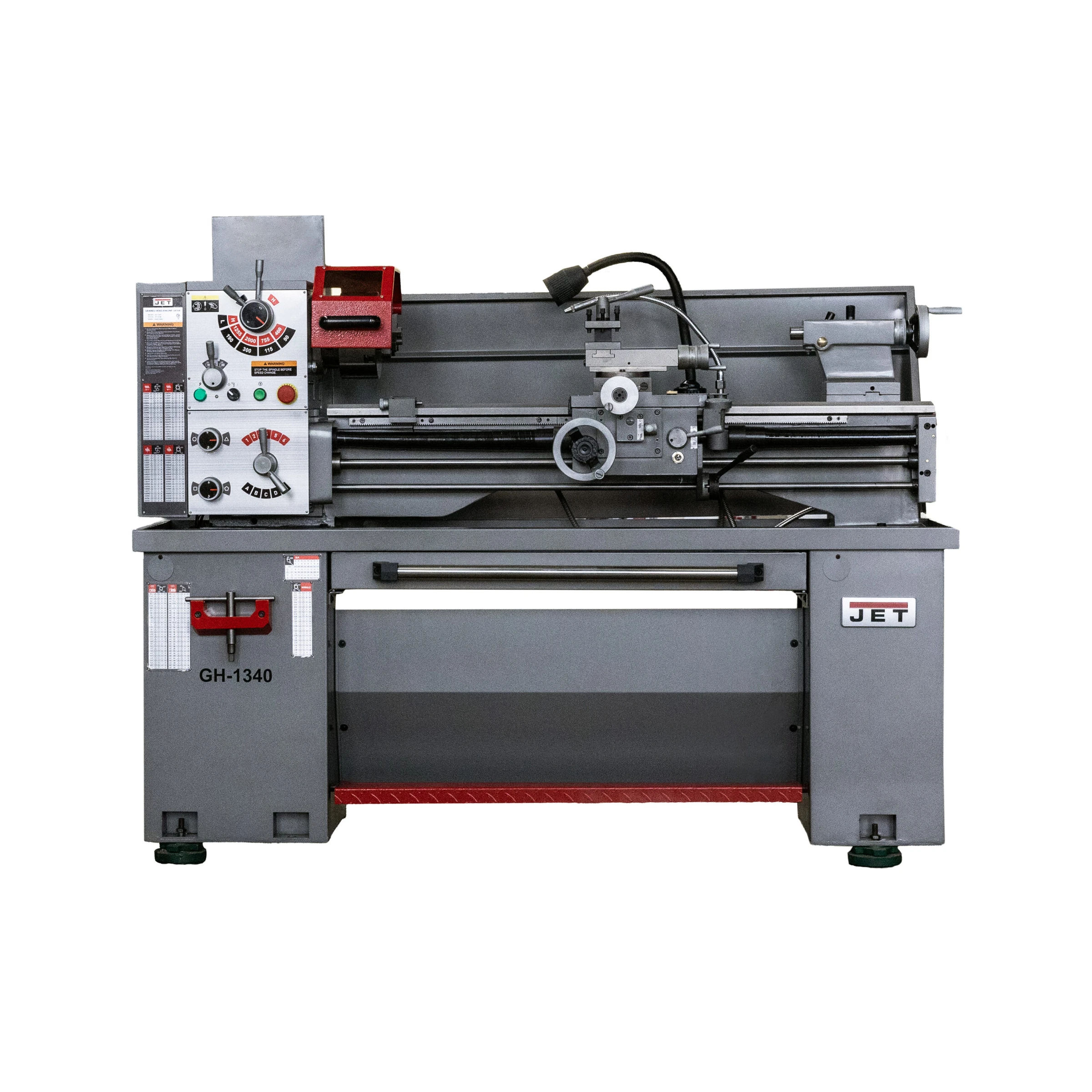 GH-1340_IMG_Main-scaled-1 Jet GH-1340 13” x 40” Single Phase Gear Head Lathe JT1-2708 - Image 1