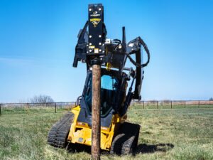 Danuser T8 Hornet Post Driver W/ Grapple & Tilt