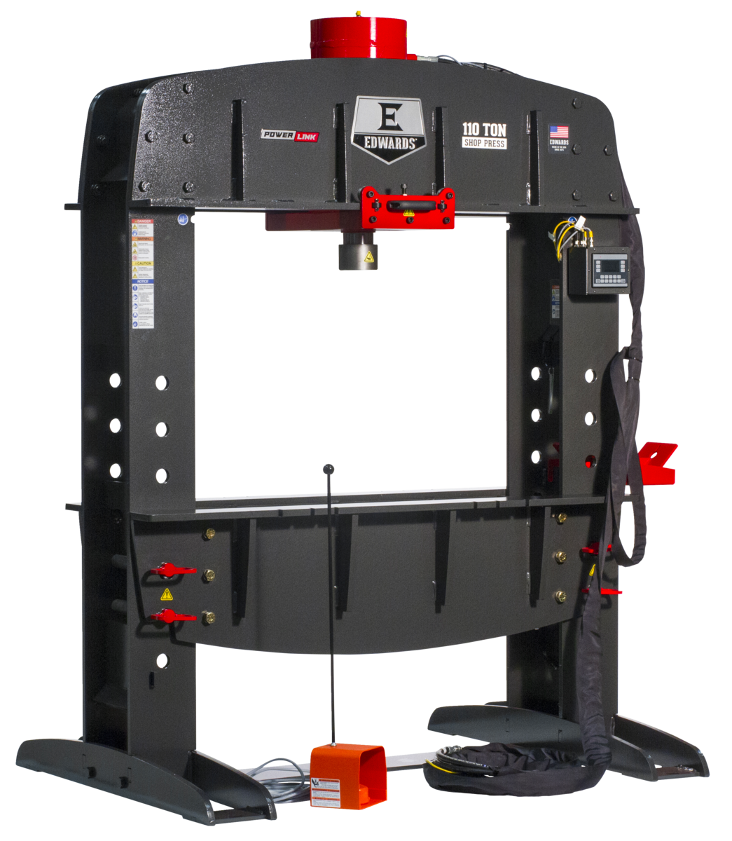 HAT9050_main.png Edwards 110 Ton Shop Press with PLC HAT9050 - Image 1
