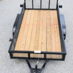 CA112 Caliber 6X12 Utility Trailer HD TA W/ Mesh Sides