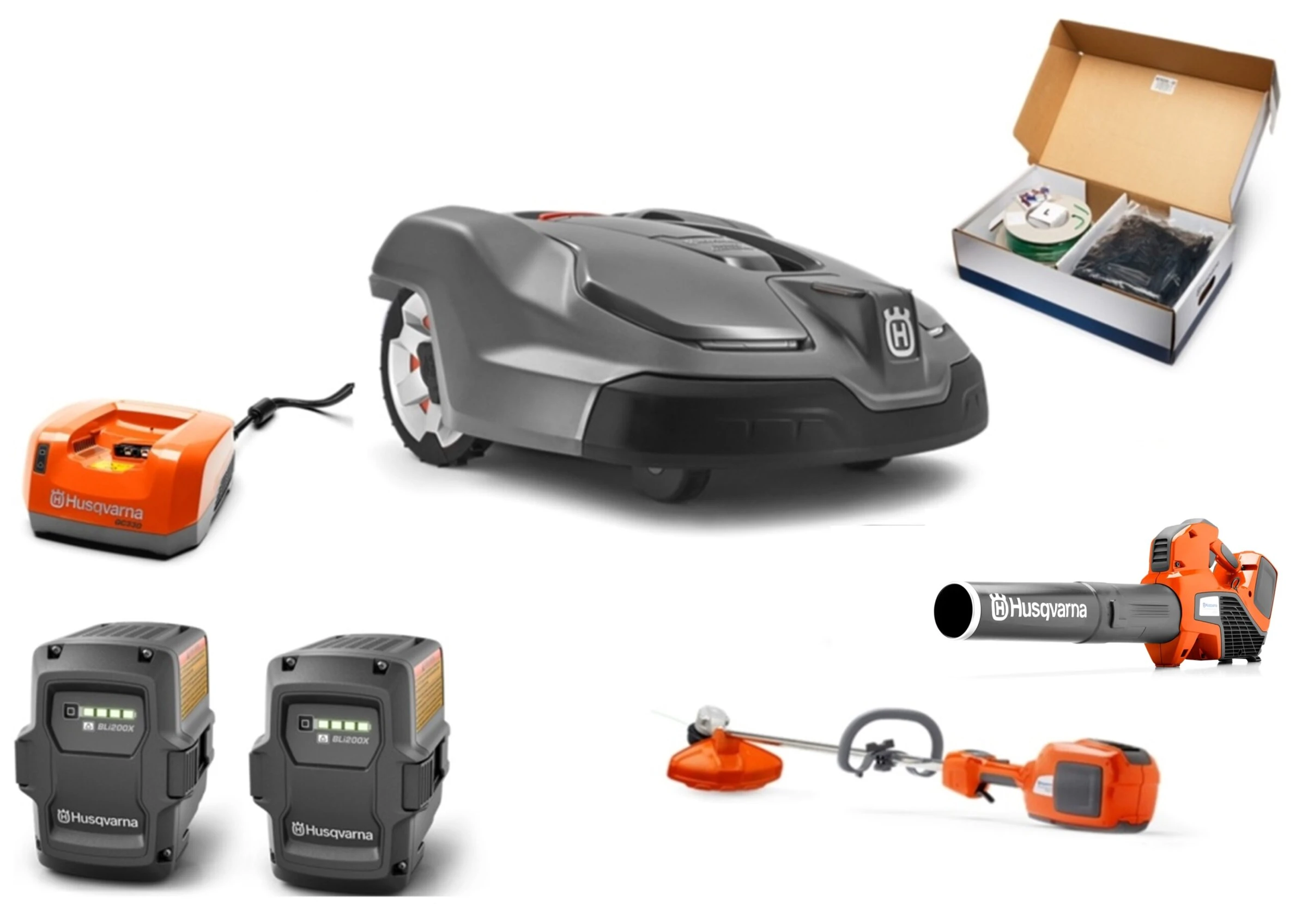 HH804-scaled-1 HH804 Husqvarna Mower Bundle - 430XH Automower 520iLX Trimmer 525iB Blower - Image 1