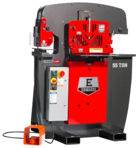 Edwards 55 Ton Ironworker 208V, 3Ph with PowerLink IW55-3P208-AC500