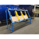 JLT Clamp Triple Door #717C Door Clamp - 38" X 96" Capacity and (2) Center Squaring Bar - Image 2