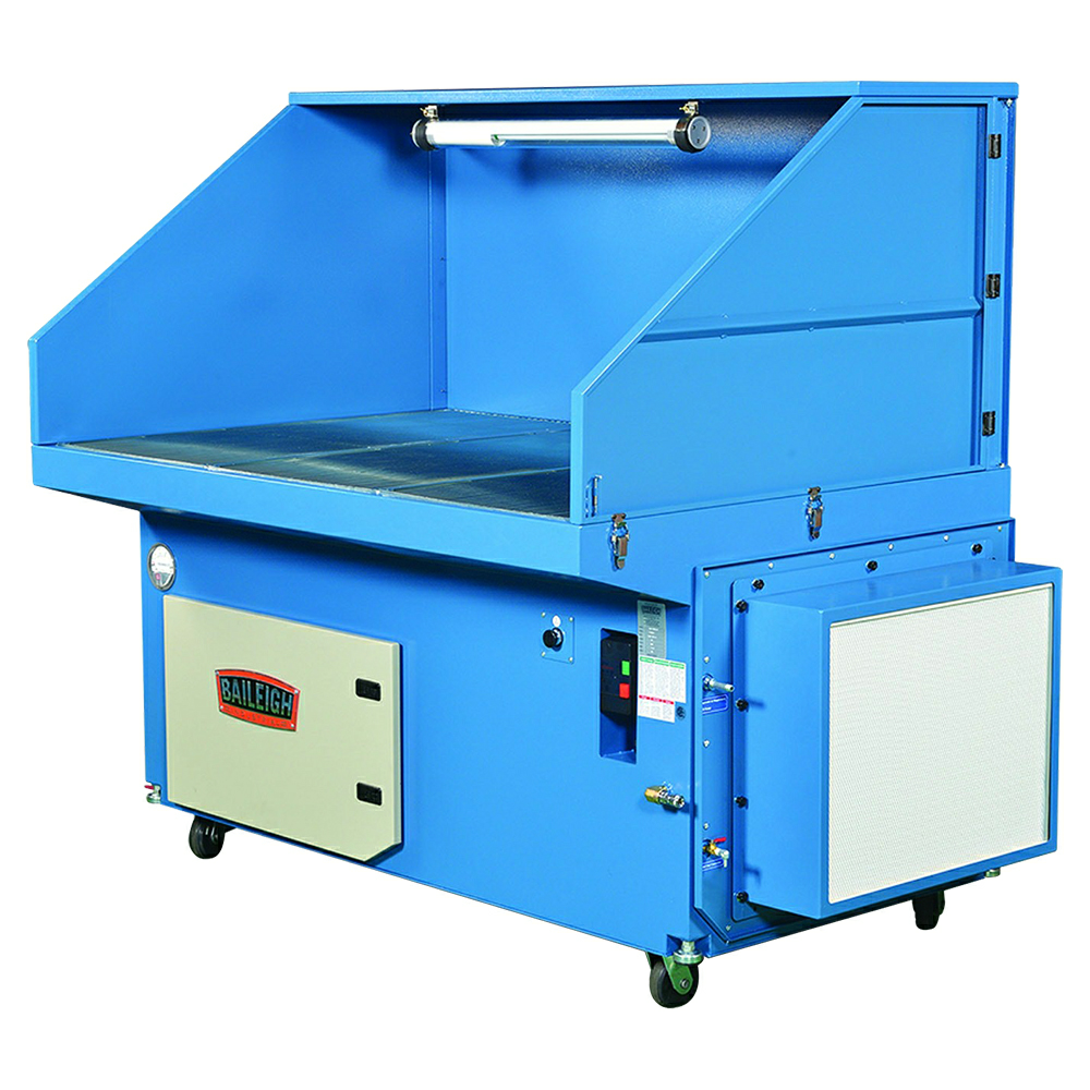 JPWBA9-1017590 Baileigh DDTM-8052-HD 5 HP Heavy-Duty Downdraft Table, 3 Phase/230V - Image 1
