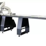 OZ Machine 400V 4HP 22" Radial Cutting Machine - Automation with 2 Axis Servo Controlled LEO - X