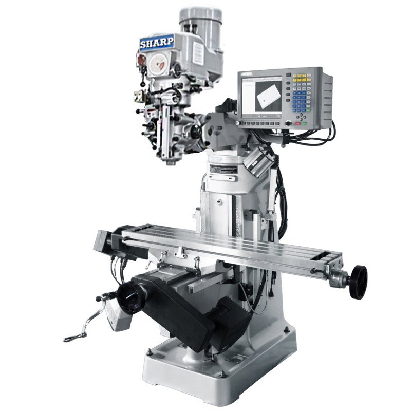 LMV-MP-2 Sharp Industries 220V 9" x 42” Variable Speed 2 Axes CNC Vertical Knee Mill LMV/MP-2 G2 - Image 1