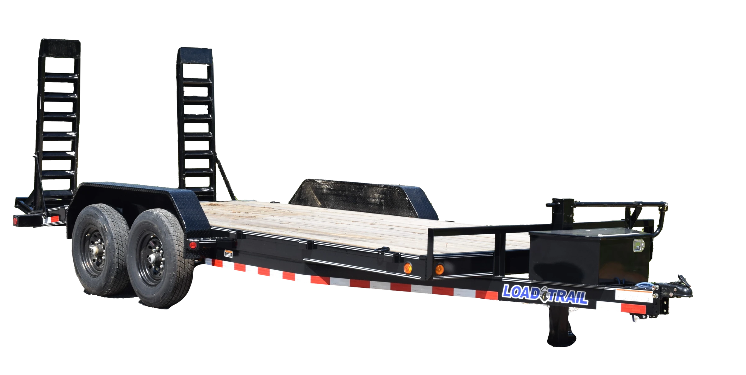 LT604-2_clipped_rev_1 LT604 Load Trail 7X18 Car Hauler 14K W/ Fold Ramps - Image 1