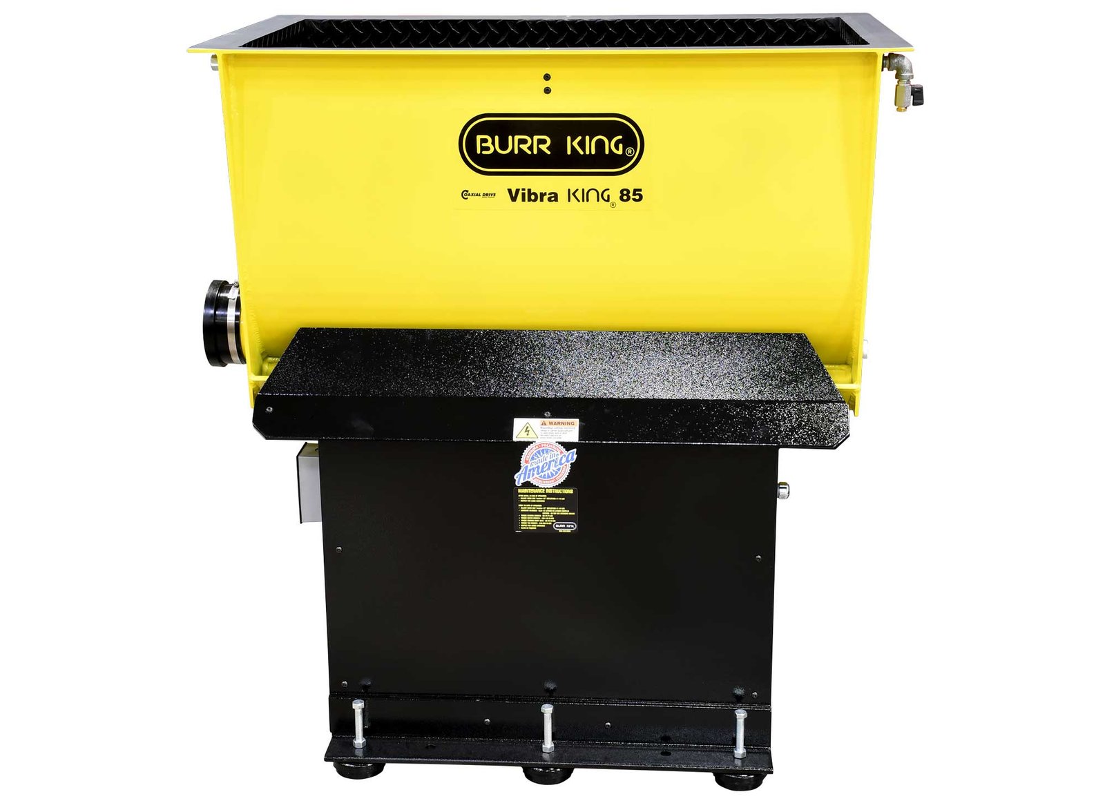 M85-1 Burr King Model 85 Vibra King 220V Three Phase 8.5 Cubic Foot Vibratory Chamber with Process Timer 85303 - Image 1