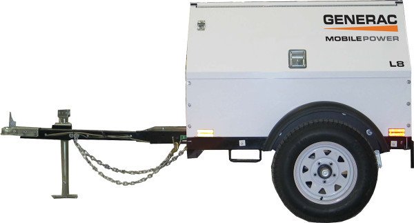 Generac MLG8K 8.1kW Mobile Light Towable Diesel Generator with Kubota Engine Generac MLG8K 8.1kW Mobile Light Towable Diesel Generator with Kubota Engine