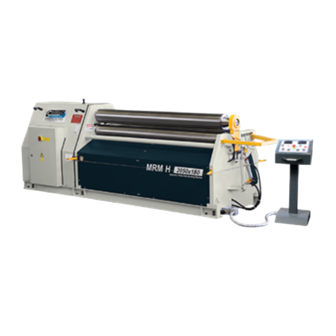 MRH-H_0-1-1.png Carell Industrial MRM-H Series 8’ x 5/16” 220V Three Phase 3-Roll Hydraulic Initial Pinch Plate Roll 2550x200 - Image 1