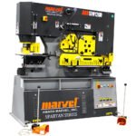 Marvel Amada Three Phase Spartan Series 126 Ton Heavy Duty Dual Cylinder Ironworker MSIW126D