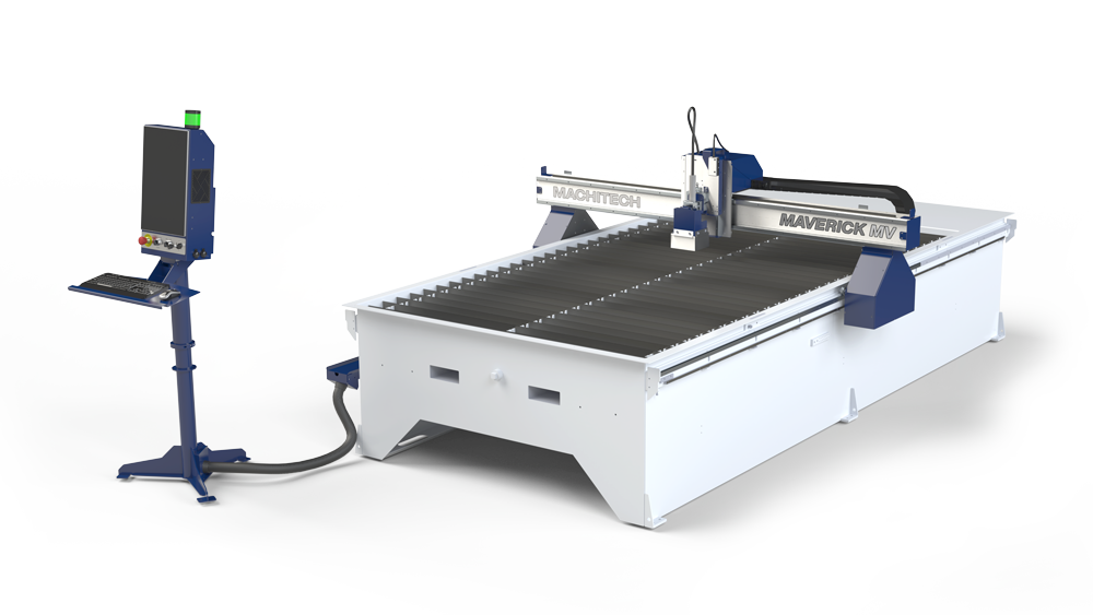 MaverickMV_0-1.png Machitech Maverick CNC MV Series 6' x 12' Conventional Air Plasma Table with Hypertherm Powermax Sync 105 MV612-HT-PM105 - Image 1