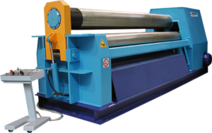 Carell Industrial Parmigiani 480V Three Phase 8’ x 5/8” VBH 2600/16 Hydrotronic 4-Roll Double-Pinch Plate Bending Roll VBH-8/290 - Image 2