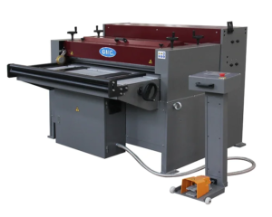 GMC Machinery 48” x 16Ga 220V Single Phase Gang Type Metal Powered Slitter with Programmable Cut to Length PS-4816GT