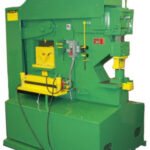 Uni-Hydro 7.5HP 220V Three Phase PRO 150 Ton Ironworker with 24” Bar Shear Blade & 24” Throat Depth 115040