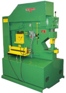 Uni-Hydro 7.5HP 220V Single Phase PRO 150 Ton Ironworker with 24” Bar Shear Blade & 24” Throat Depth 115050