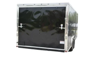 QC254 Quality 8.5x20 Enclosed Trailer TA 10K Black - Image 2