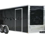 QC254 Quality 8.5x20 Enclosed Trailer TA 10K Black