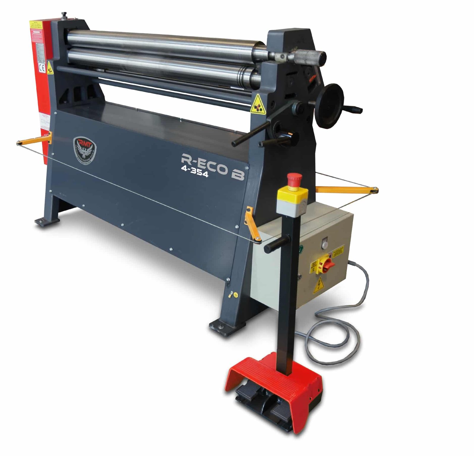 R-ECO-B-4-354-1 Revolution Machine Tools 2HP Motorized Initial Pinch Three Plate Roll R-ECO-B 4-354 - Image 1