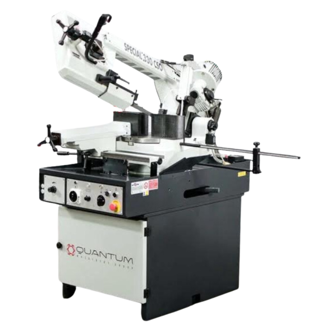 S2033520CSO2028629-2.png Quantum Machinery 480V Three Phase 10.6” Manual Band Saw with Automatic Head Descent and Variable Speed Inverter S 335 CSO - Image 1