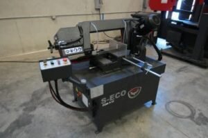 Revolution Machine Tools 220V 1-Phase 1.75HP Manual Pivoting Double Miter Band Saw S-ECO PDM 9-12 - Image 2