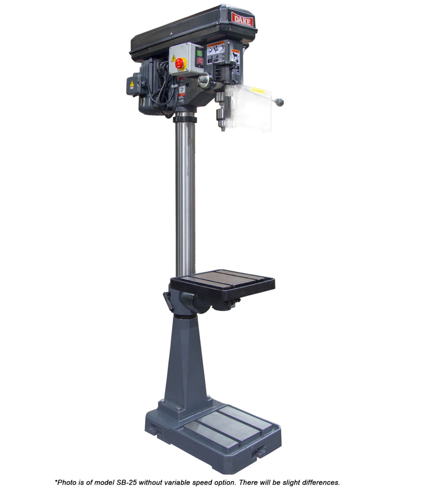 SB-25V-1 Dake Model SB-25V 110V Single Phase 1” Drill Capacity Variable Speed Floor Model Drill Press 977600V - Image 1