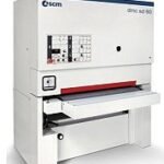 SCM DMC SD 60 RRCS 135 S 53" Automatic Wide Belt Sander with Steel & Rubber Drum Combi Head & Elastic Pad