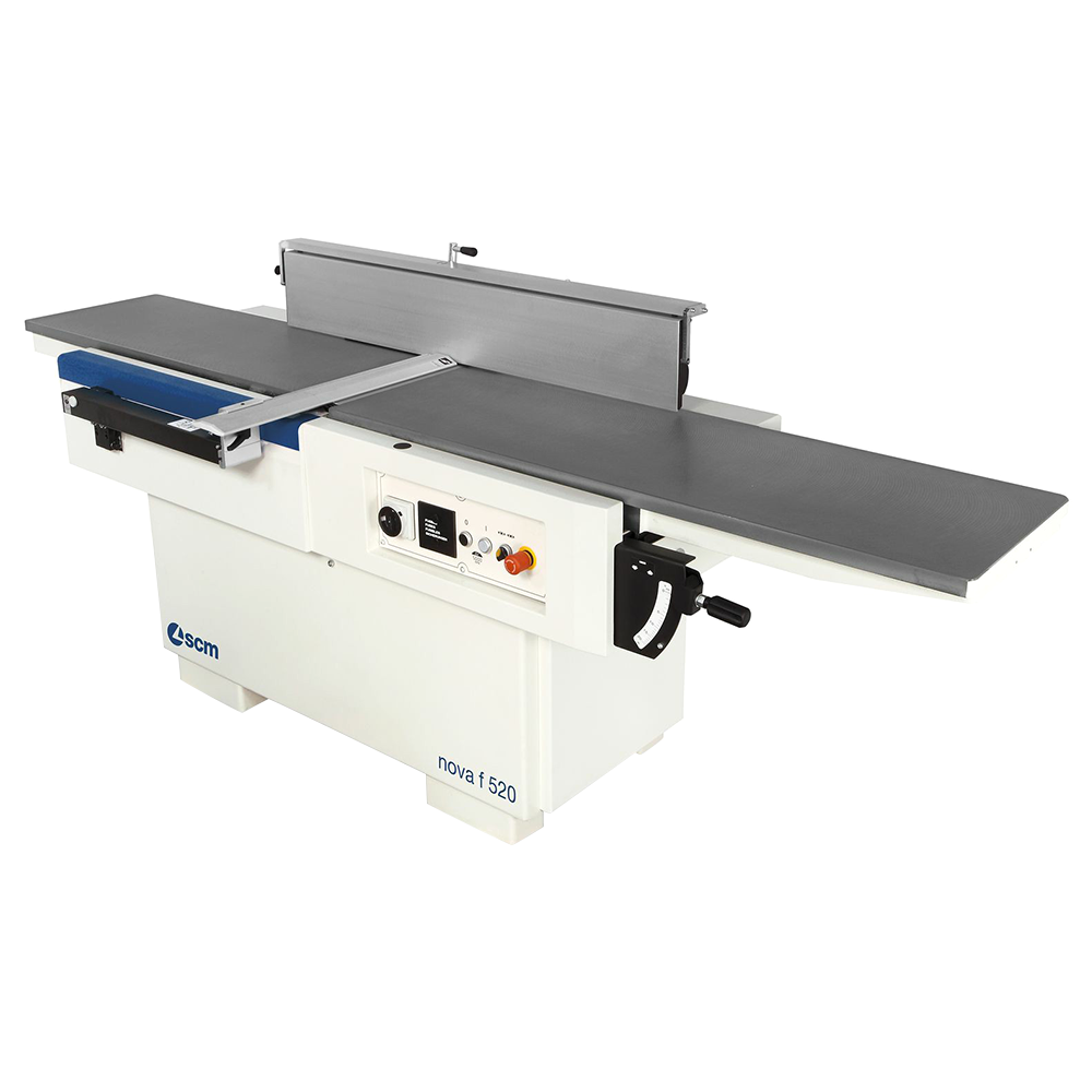 SCMCMF520NOVA-T SCM F520T 3-Phase 8Hp 20″ Jointer w/Tersa cutterblock & 108+″ longbed table - Image 1