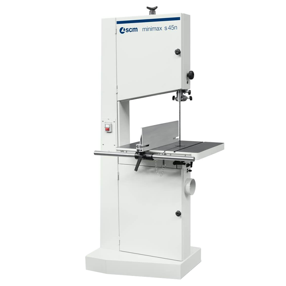 SCMMXS45N Minimax Single-Phase 2.5Hp Bandsaw w/18″ flywheels dia., 12″ resaw height, 17.25″ cutting width, 146″recommended blade length, 1/16″ - 1″ blade width - Image 1