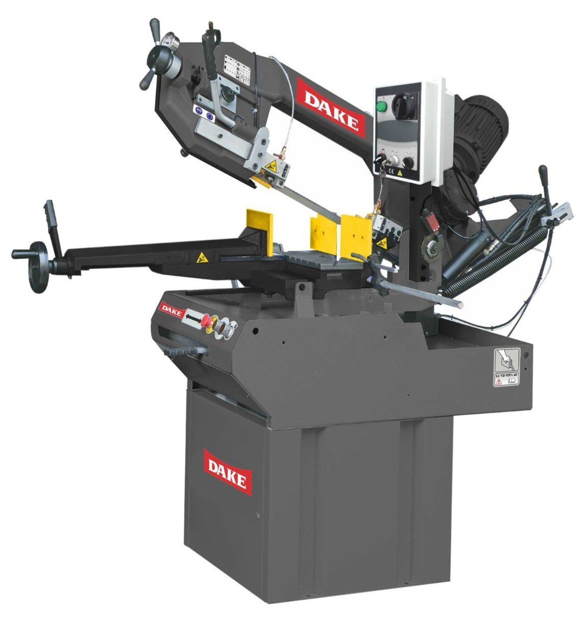SE-10-DM_0.jpg Dake Model SE 10 DM 220V Three Phase 10” Round Capacity Stationary Mitering Horizontal Bandsaw 983112-2 - Image 1